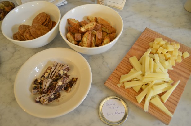 Post-coffee roasting snacks at the Zane Grey Estate
