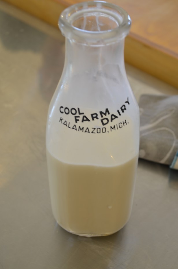 Fresh goat milk at the Zane Grey Estate