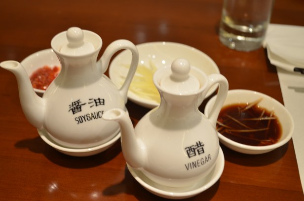 Seasonings at Din Tai Fung Shanghai