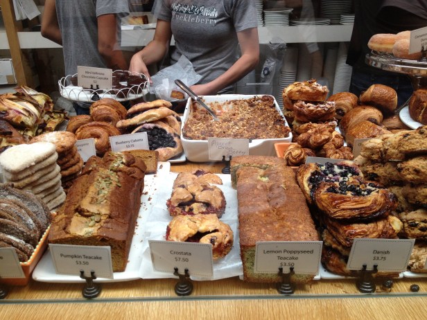 Baked Goods Selection at Huckleberry