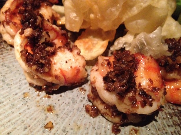 Stir-Fried Prawns with Asparagus at Lost Heaven