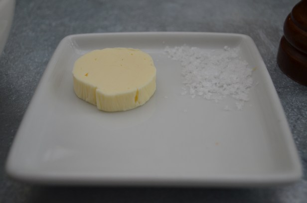 Butter and salt dish at Tavern
