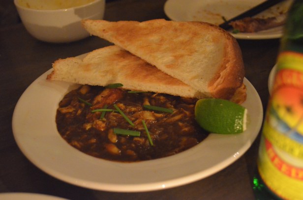 Salt and pepper crab toast at The Spice Table