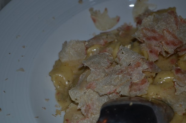 White truffle ravioli