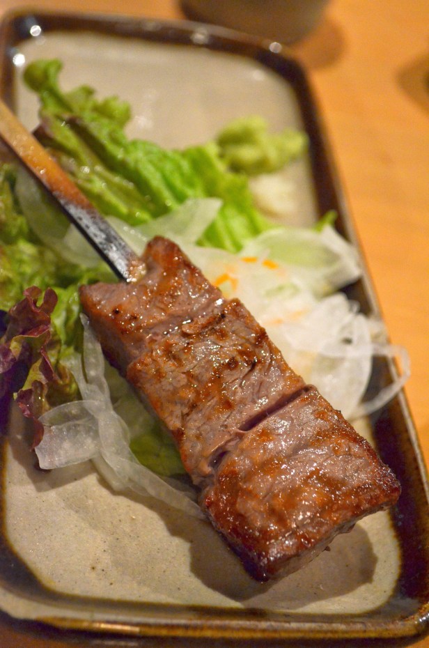 House of Haos Robataya Tokyo Japan Kobe Beef Skewer