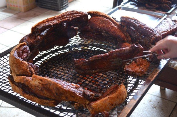House of Haos Xishuangbanna Yunnan farmers market pork belly