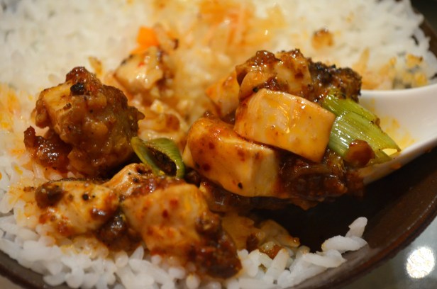 House of Haos Chengdu Sichuan China Chen Mapo Tofu on Rice