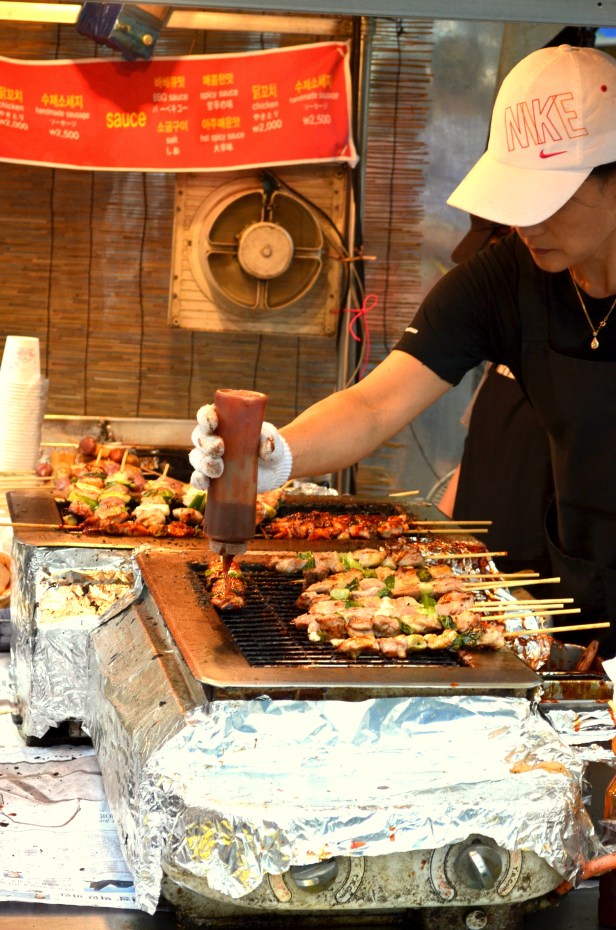 House of Haos Insadong Seoul Korea Skewers