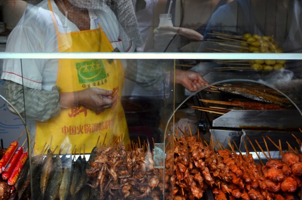 House of Haos Jinli Walking Street Chengdu Sichuan China BBQ Skewers