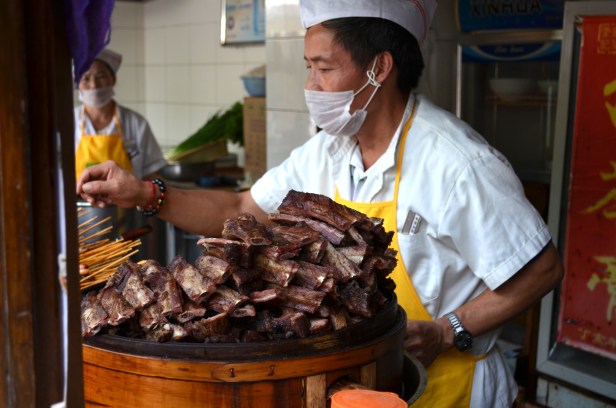 House of Haos Jinli Walking Street Chengdu Sichuan China Tea-smoked Ribs
