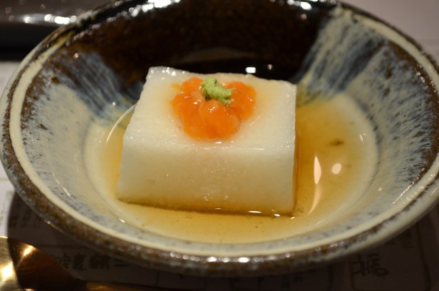 House of Haos Kigawa Osaka Japan Salted Sea Cucumber Entrails Yam Wasabi