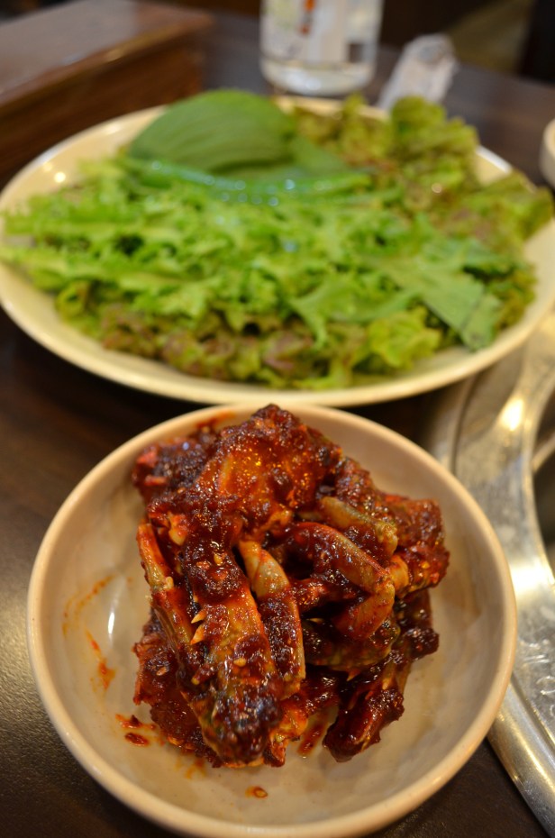 House of Haos Mapo Sutbul Galbi Gangnam Seoul Korea Marinated Crab