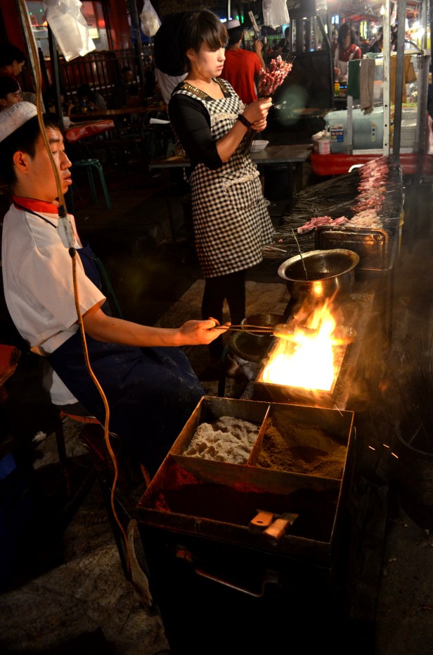 House of Haos Zheng Ning Night Market Lanzhou China Skewers