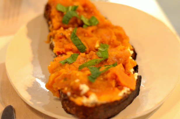 House of Haos ABC Kitchen New York City Kabocha Squash Toast Ricotta