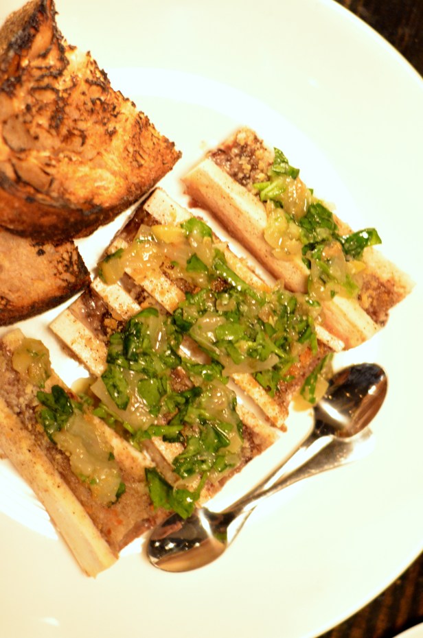 House of Haos Le Philosophe New York City Bone Marrow Shallot Lemon Capers Watercress 2
