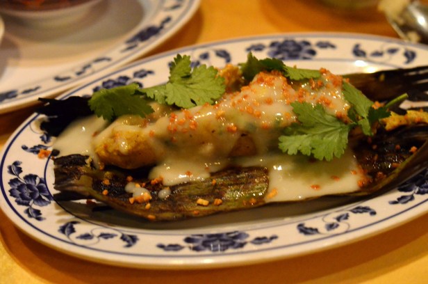 House of Haos Pig and Khao New York City Cod in Banana Leaf