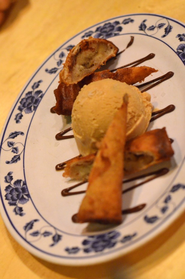 House of Haos Pig and Khao New York City Turon Banana Fritter Salted Caramel Ice Cream