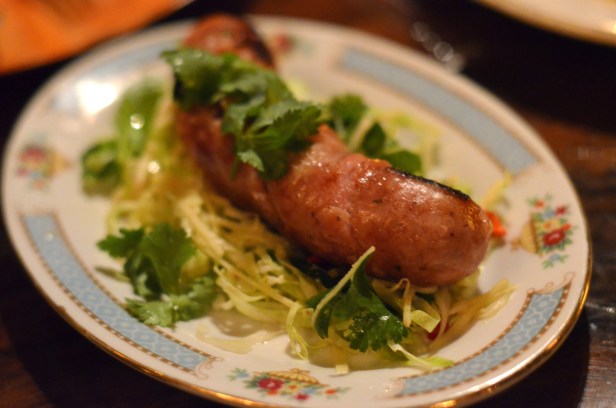 House of Haos Uncle Boons New York City Sai Krok Ampai Grilled Issan Pork Rice Sausage