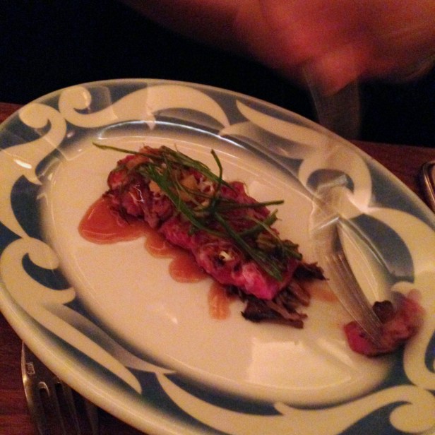 House of Haos Commerce Restaurant New York Beef Deckle