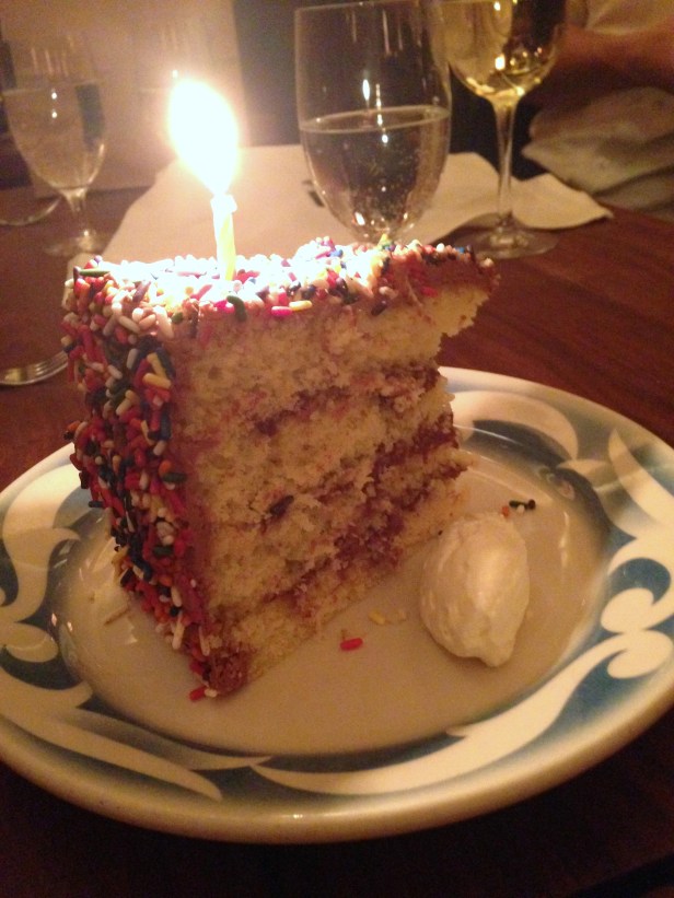 House of Haos Commerce Restaurant New York Birthday Cake