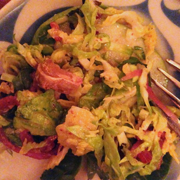 House of Haos Commerce Restaurant New York Brussels Sprout Salad