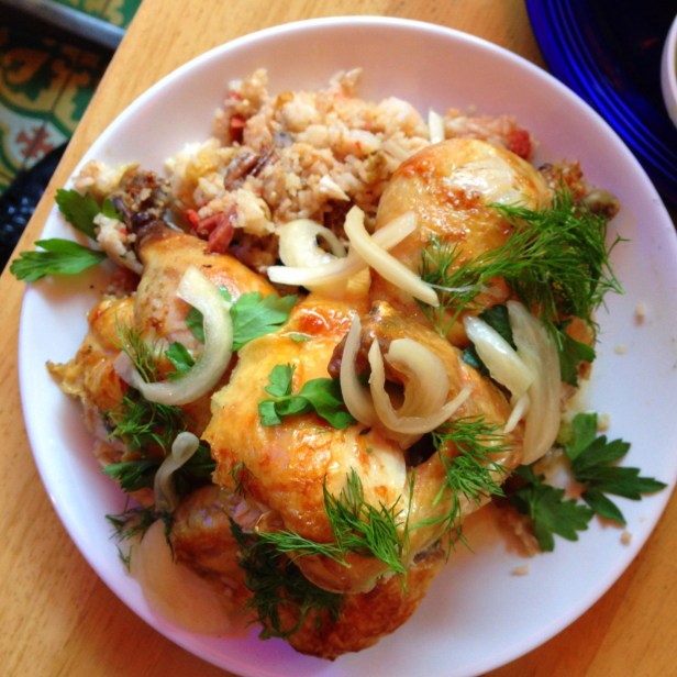 House of Haos Mission Cantina NYC Rotisserie Chicken