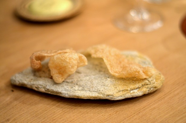House of Haos Restaurant David Toutain Paris Pork Rinds