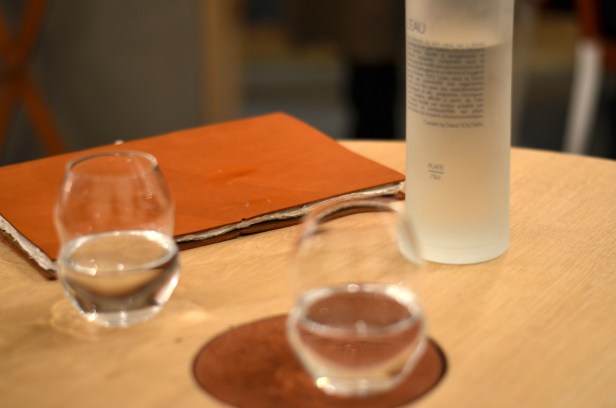 House of Haos Restaurant David Toutain Paris Wine Menu Water