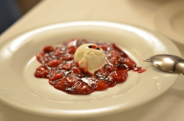 House of Haos Ganbara St Sebastian Basque Country Spain Strawberries Black Pepper Vanilla Ice Cream