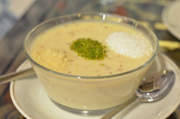 House of Haos Hafiz Mustafa Istanbul Turkey Pistachio Fig Pudding