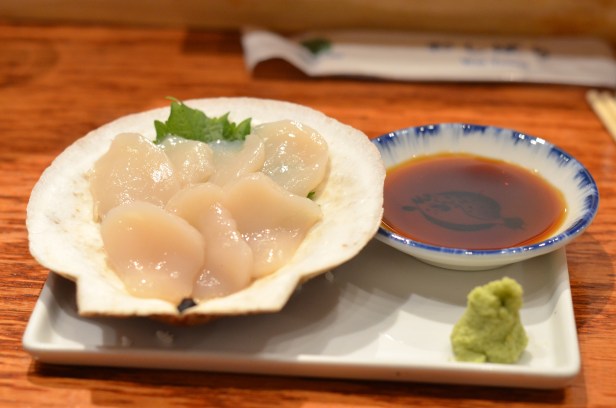 House of Haos Tanoshi Sushi Upper East Side NYC New York City Scallop Sashimi