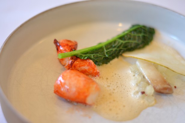 House of Haos Eleven Madison Park Flatiron NYC Tasting Menu Poached Lobster Razor Clam Sea Urchin Uni Kale 2