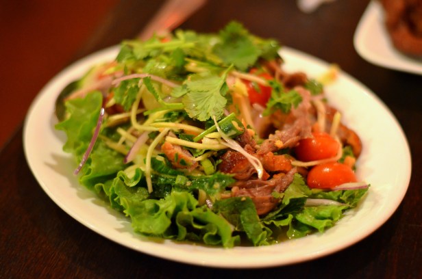House of Haos Sripraphai Woodside Queens NYC Roasted Duck Salad