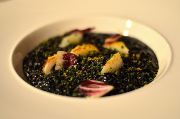 House of Haos All'onda Union Square NYC Risotto Nero Sepia Bottarga
