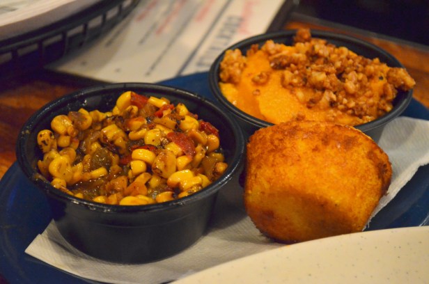 House of Haos Dinosaur BBQ Harlem NYC Corn Sweet Potatoes Cornbread