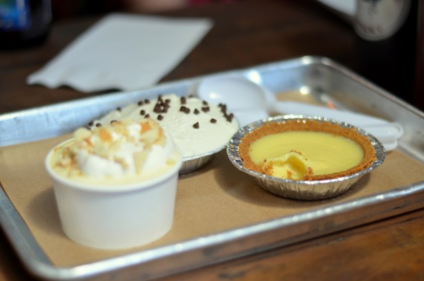House of Haos Red Hook NYC Hometown BBQ Dessert Banana Pudding Key Lime Pie