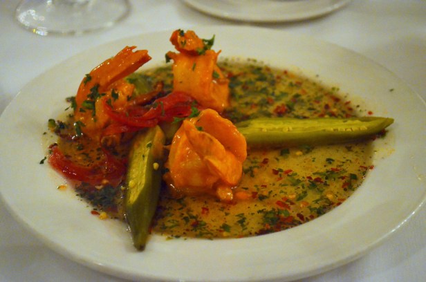 House of Hao's New Orleans Louisiana Commander's Palace Shrimp Pickled Okra Pepper Jelly