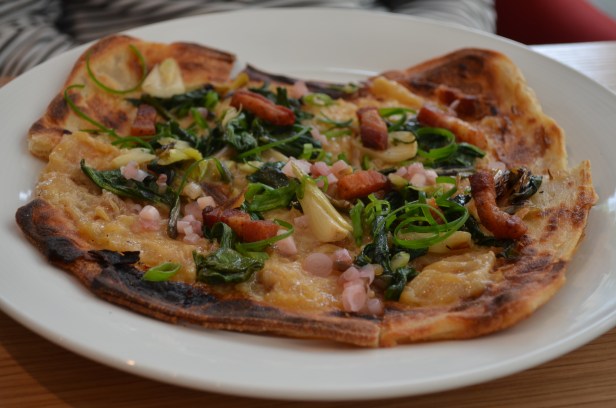 House of Haos Untitled Whitney Meatpacking NYC Bacon Flatbread
