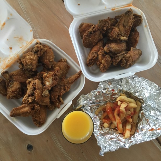 Fried chicken Sweet T's Providenciales Turks & Caicos